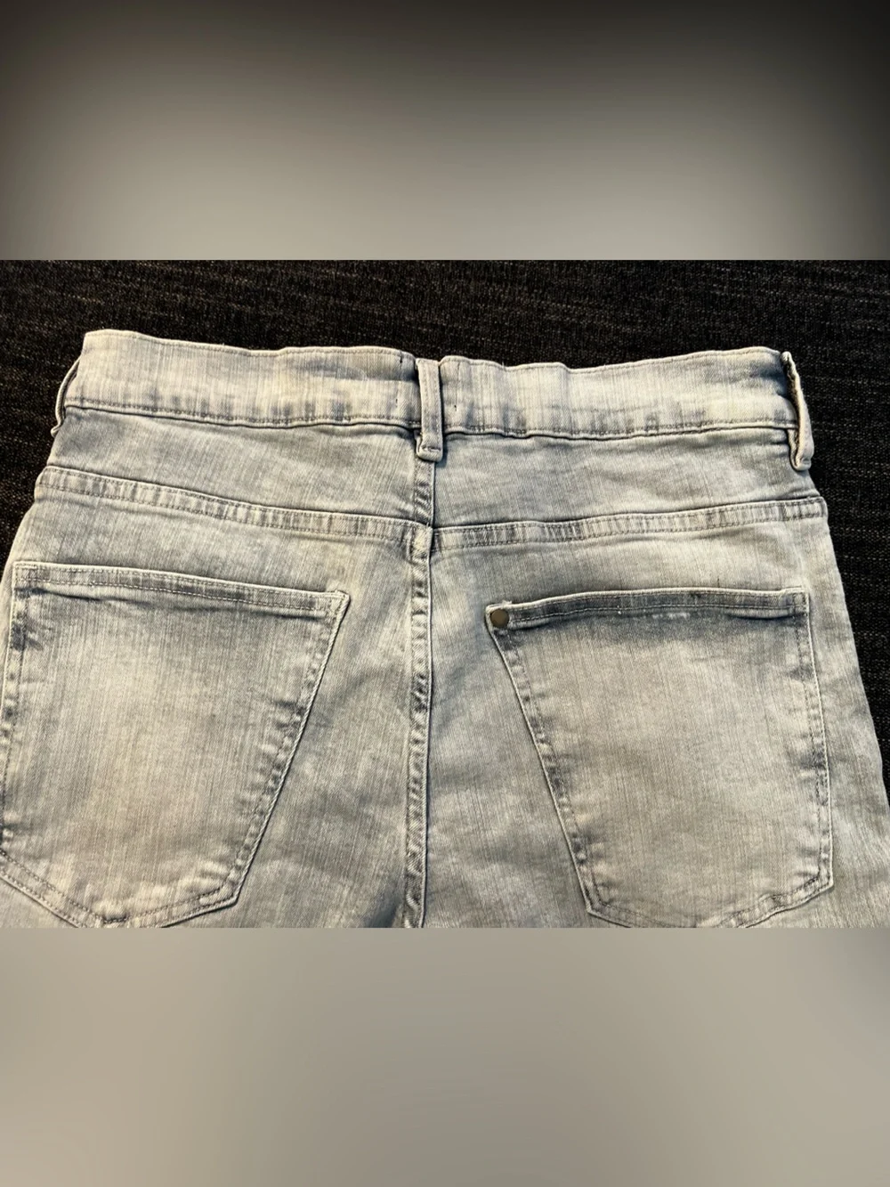 H&M Light Wash Men’s Skinny Moto Jeans
